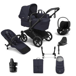 Bugaboo Travel Systems Bugaboo Donkey 6 Mono Ultimate (Cloud T) Travel System - Deep Indigo