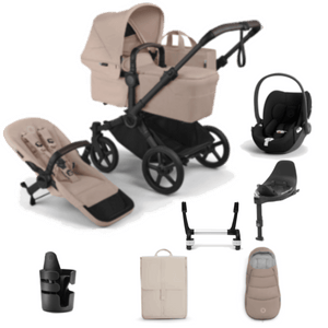 Bugaboo Travel Systems Bugaboo Donkey 6 Mono Ultimate (Cloud T) Travel System - Desert Taupe