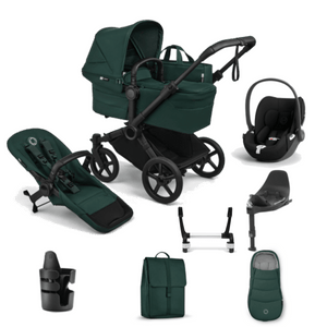 Bugaboo Travel Systems Bugaboo Donkey 6 Mono Ultimate (Cloud T) Travel System - Fern Green