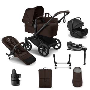 Bugaboo Travel Systems Bugaboo Donkey 6 Mono Ultimate (Otter by Nuna) Travel System - Cocoa Brown