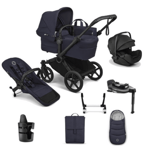 Bugaboo Travel Systems Bugaboo Donkey 6 Mono Ultimate (Otter by Nuna) Travel System - Deep Indigo