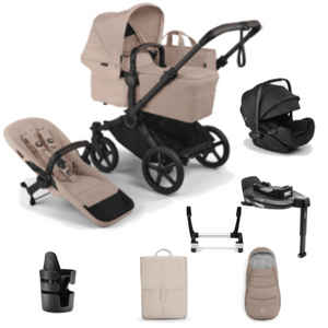 Bugaboo Travel Systems Bugaboo Donkey 6 Mono Ultimate (Otter by Nuna) Travel System - Desert Taupe