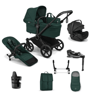 Bugaboo Travel Systems Bugaboo Donkey 6 Mono Ultimate (Otter by Nuna) Travel System - Fern Green