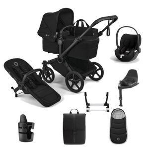 Bugaboo Travel Systems Bugaboo Donkey 6 Mono Ultimate (Otter by Nuna) Travel System - Heritage Black