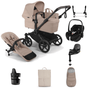 Bugaboo Travel Systems Bugaboo Donkey 6 Mono Ultimate (Pebble 360 PRO2) Travel System - Desert Taupe
