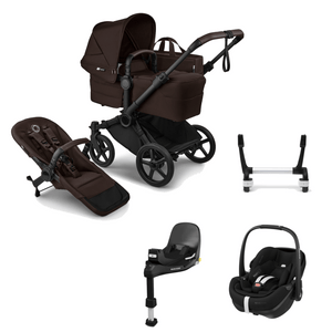 Bugaboo Travel Systems Bugaboo Donkey 6 (Pebble 360 PRO2) Travel System - Cocoa Brown