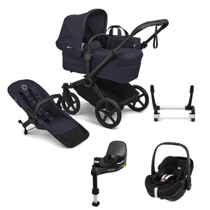Bugaboo Travel Systems Bugaboo Donkey 6 (Pebble 360 PRO2) Travel System - Deep Indigo