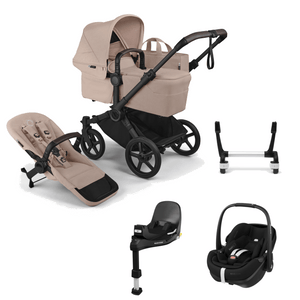 Bugaboo Travel Systems Bugaboo Donkey 6 (Pebble 360 PRO2) Travel System - Desert Taupe