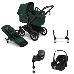 Bugaboo Travel Systems Bugaboo Donkey 6 (Pebble 360 PRO2) Travel System - Fern Green
