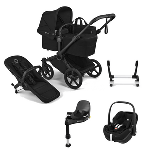 Bugaboo Travel Systems Bugaboo Donkey 6 (Pebble 360 PRO2) Travel System - Heritage Black