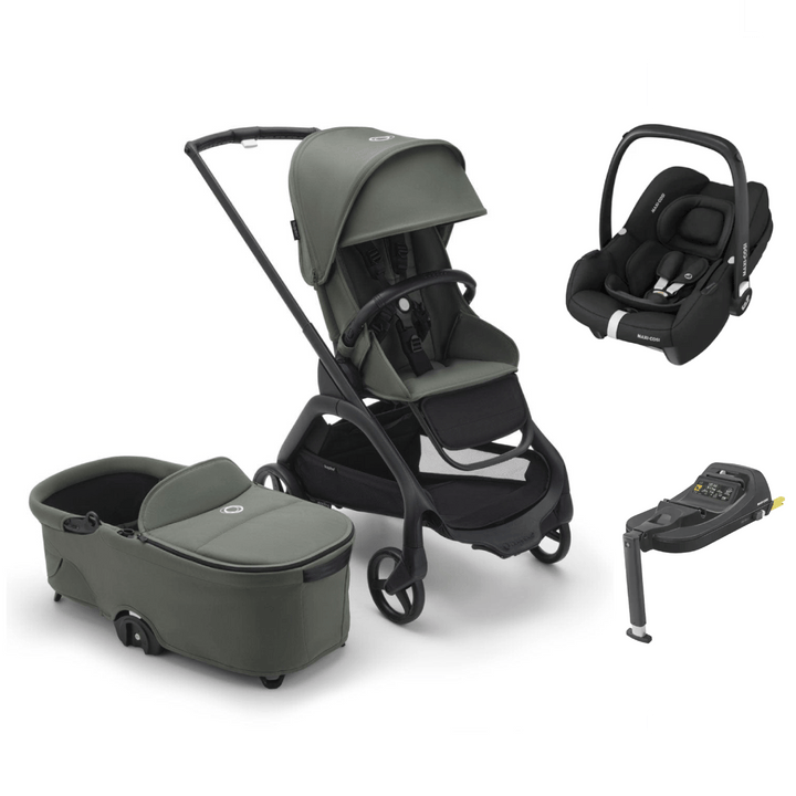 Bugaboo Travel Systems Bugaboo Dragonfly (Cabriofix i-Size) Travel System - Forest Green