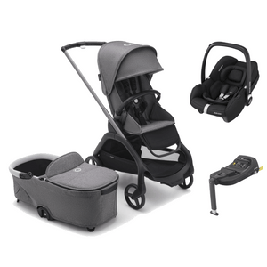 Bugaboo Travel Systems Bugaboo Dragonfly (Cabriofix i-Size) Travel System - Grey Melange