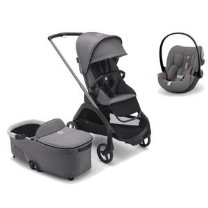 Bugaboo Travel Systems Bugaboo Dragonfly (Cloud G Plus) Travel System - Grey Melange/Lava Grey (No Base)