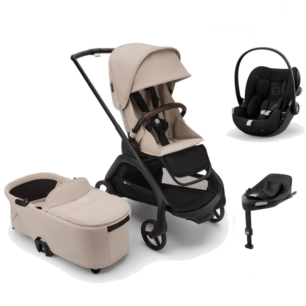 Bugaboo Travel Systems Bugaboo Dragonfly (Cloud G) Travel System - Desert Taupe