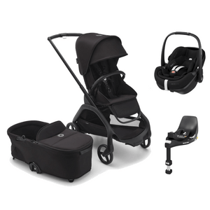 Bugaboo Travel Systems Bugaboo Dragonfly (Pebble 360 PRO2, Non-Slide) Travel System - Midnight Black
