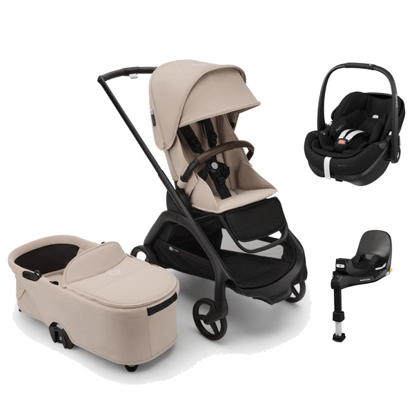 Bugaboo Travel Systems Bugaboo Dragonfly (Pebble 360 PRO2) Travel System - Desert Taupe