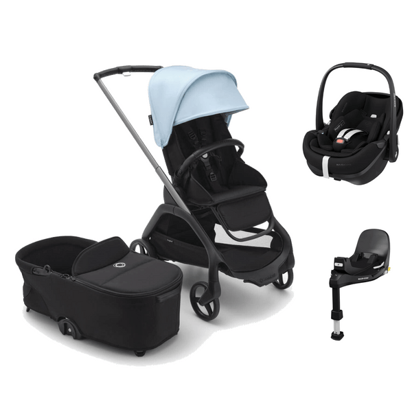 Bugaboo Travel Systems Bugaboo Dragonfly (Pebble 360 PRO2) Travel System - Skyline Blue