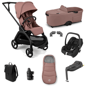 Bugaboo Travel Systems Bugaboo Dragonfly Plus (Cabriofix i-Size) Travel System - Dusty Pink