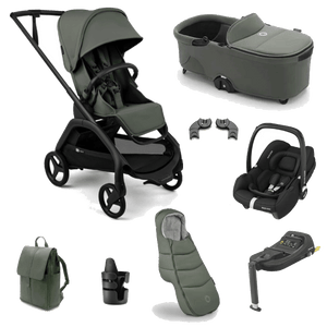 Bugaboo Travel Systems Bugaboo Dragonfly Plus (Cabriofix i-Size) Travel System - Forest Green