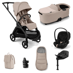 Bugaboo Travel Systems Bugaboo Dragonfly Plus (Cloud S) Travel System - Desert Taupe