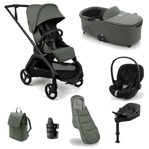 Bugaboo Travel Systems Bugaboo Dragonfly Plus (Cloud S) Travel System - Forest Green