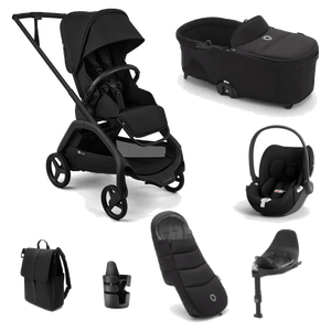 Bugaboo Travel Systems Bugaboo Dragonfly Plus (Cloud T) Travel System - Heritage Black