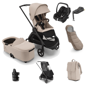 Bugaboo Travel Systems Bugaboo Dragonfly Pushchair Ultimate (Cabriofix i-Size) Bundle - Desert Taupe