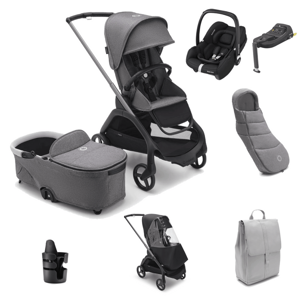 bugaboo dragonfly folded dimensions Bugaboo Dragonfly Pushchair Ultimate (Cabriofix i-Size) Bundle