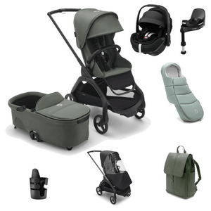 Bugaboo Travel Systems Bugaboo Dragonfly Pushchair Ultimate (Pebble 360 PRO2) Bundle - Forest Green