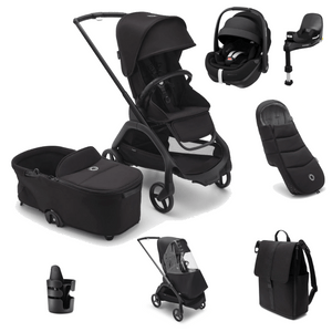 Bugaboo Travel Systems Bugaboo Dragonfly Pushchair Ultimate (Pebble 360 PRO2) Bundle - Midnight Black