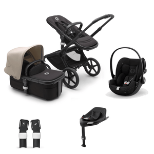 Bugaboo Travel Systems Bugaboo Fox 5 Cloud G Travel System - Black/Midnight Black/Desert Taupe