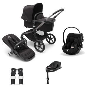 Bugaboo Travel Systems Bugaboo Fox 5 Cloud G Travel System - Graphite/Midnight Black/Midnight Black