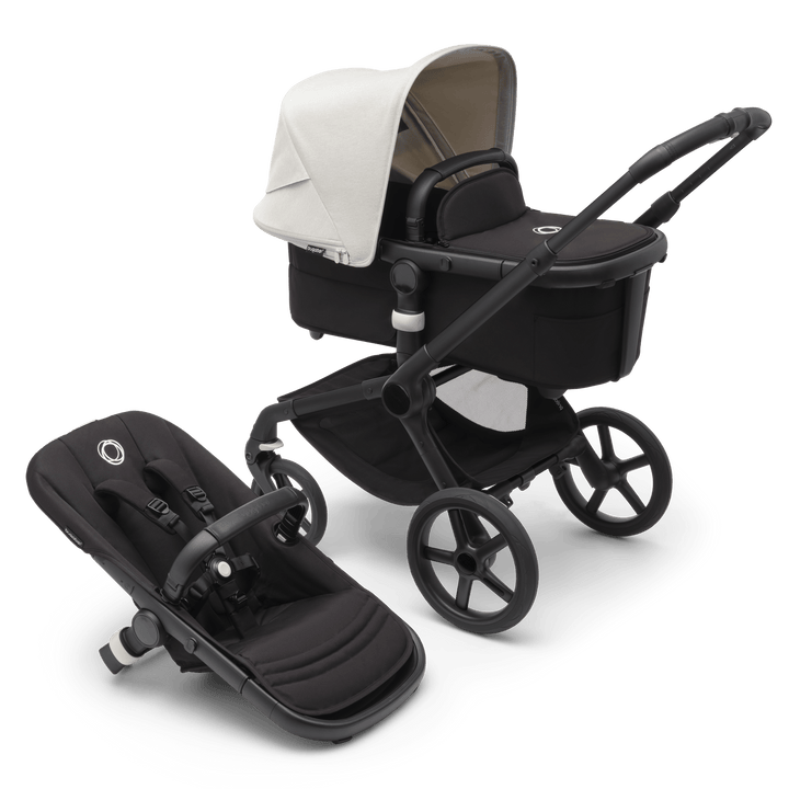 Bugaboo Travel Systems Bugaboo Fox 5 Cloud G Travel System - Graphite/Midnight Black/Misty White