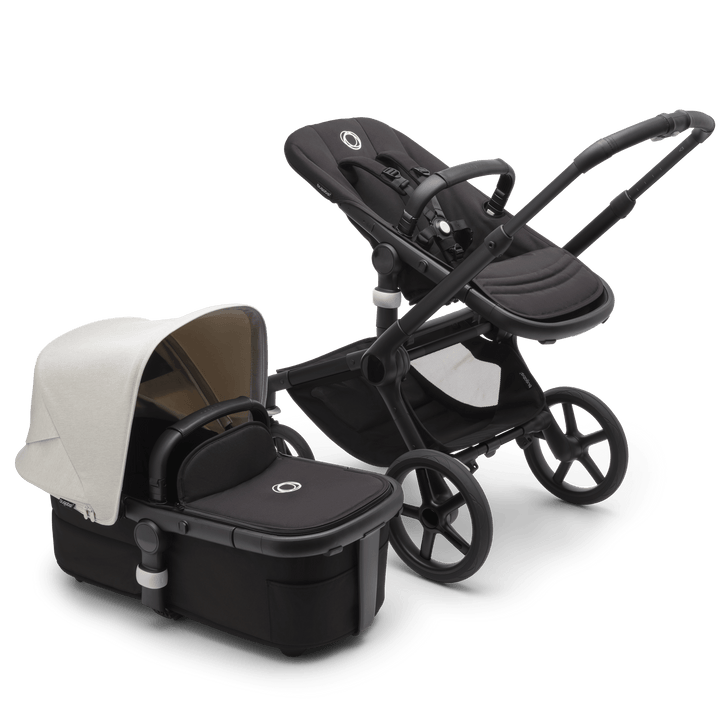 Bugaboo Travel Systems Bugaboo Fox 5 Cloud G Travel System - Graphite/Midnight Black/Misty White