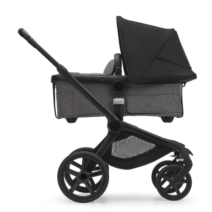 Bugaboo Travel Systems Bugaboo Fox 5, Cloud T and Base Travel System - Black/Grey Melange/Midnight Black