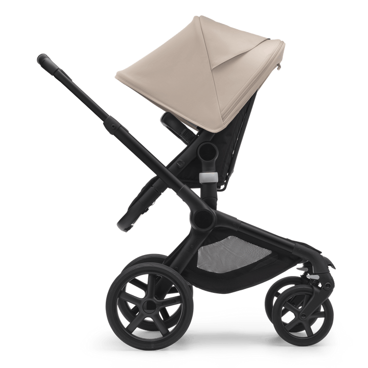 Bugaboo Travel Systems Bugaboo Fox 5, Cloud T and Base Travel System - Black/Midnight Black/Desert Taupe