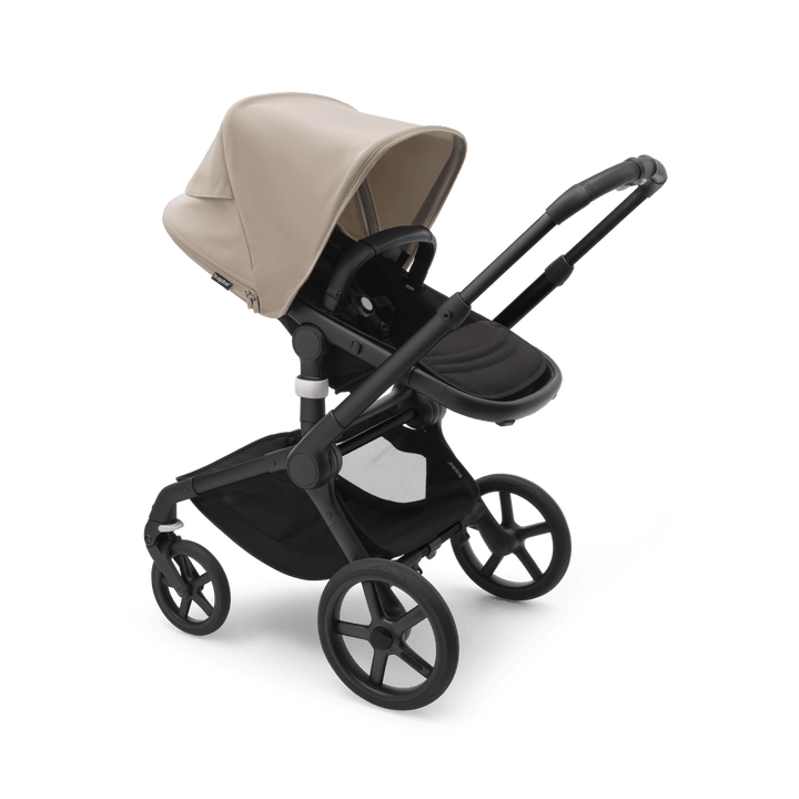 Bugaboo Travel Systems Bugaboo Fox 5, Cloud T and Base Travel System - Black/Midnight Black/Desert Taupe