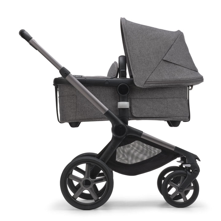 Bugaboo Travel Systems Bugaboo Fox 5, Cloud T and Base Travel System - Graphite/Grey Melange/Grey Melange