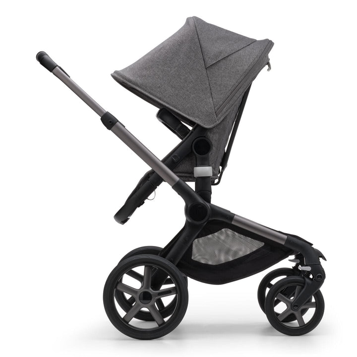 Bugaboo Travel Systems Bugaboo Fox 5, Cloud T and Base Travel System - Graphite/Grey Melange/Grey Melange