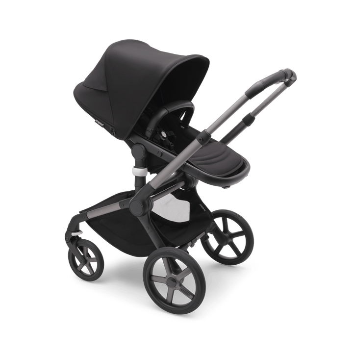 Bugaboo Travel Systems Bugaboo Fox 5, Cloud T and Base Travel System - Graphite/Midnight Black/Midnight Black