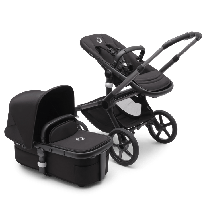 Bugaboo Travel Systems Bugaboo Fox 5, Cloud T and Base Travel System - Graphite/Midnight Black/Midnight Black