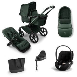 Bugaboo Travel Systems Bugaboo Fox 5 Cloud T Travel System, Noir Limited Edition - Midnight Green