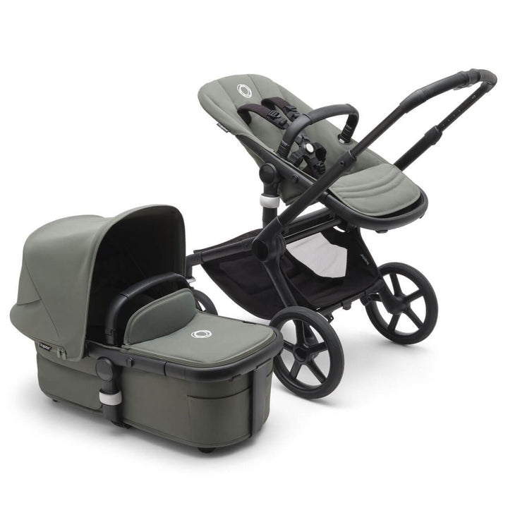 Bugaboo Travel Systems Bugaboo Fox 5, Cloud Z2 Ultimate Travel System - Black/Forest Green/Forest Green