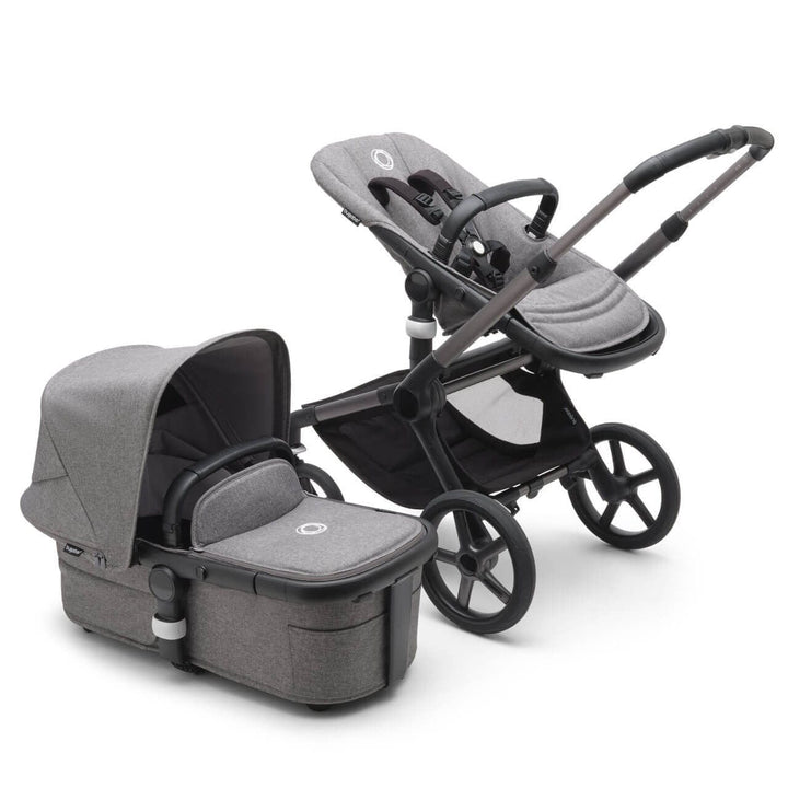 Bugaboo Travel Systems Bugaboo Fox 5, Cloud Z2 Ultimate Travel System - Graphite/Grey Melange/Grey Melange