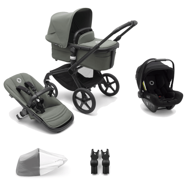 Bugaboo Travel Systems Bugaboo Fox 5 Complete with FREE Turtle Air Car Seat - Forest Green