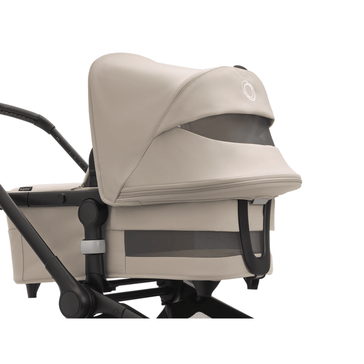 Bugaboo Travel Systems Bugaboo Fox 5, Nuna Turtle and Base Travel System - Black/Desert Taupe/Desert Taupe
