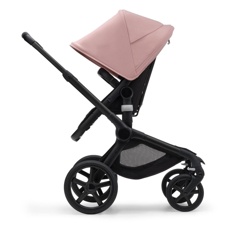 Bugaboo Travel Systems Bugaboo Fox 5, Pebble 360 PRO and Base Travel System - Black/Midnight Black/Morning Pink