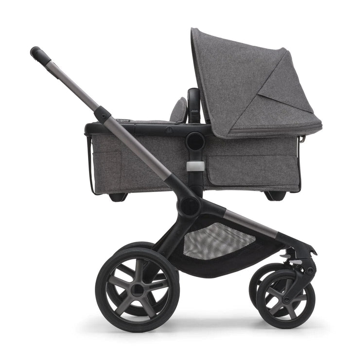 Bugaboo Travel Systems Bugaboo Fox 5, Pebble 360 PRO and Base Travel System - Graphite/Grey Melange/Grey Melange