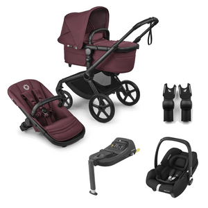 Bugaboo Travel Systems Bugaboo Fox 5 Renew (Cabriofix i-Size) Travel System - Dark Cherry