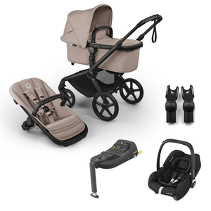 Bugaboo Travel Systems Bugaboo Fox 5 Renew (Cabriofix i-Size) Travel System - Desert Taupe Melange